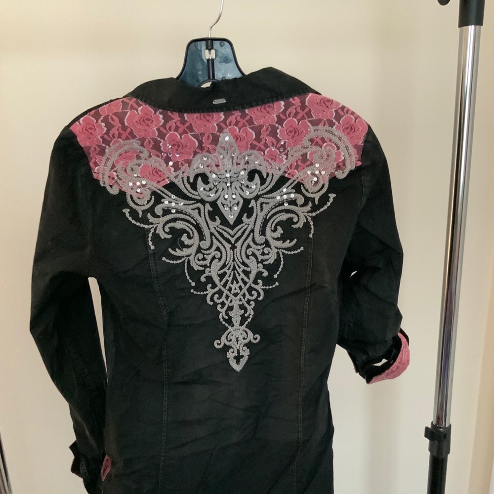 Rhinestone Button Down - image 4